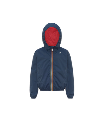 GIUBBINO JAKE PLUS.2 REVERSIBLE 3-8 ANNI BLUE INSIGNIA-RED POPPY K61314W C0N K-WAY 