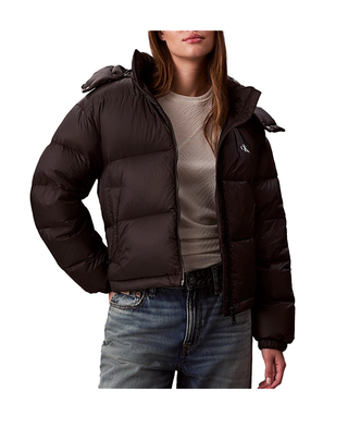 PIUMUNO DONNA TAGLIO CORTO - NERO LV047D501G UB1 CALVIN KLEIN 