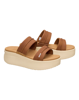 SANDALO DA DONNA AUTIN SLIDE  CLASSIC - COGNAC HD.45256 21N HEY DUDE 