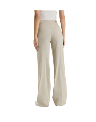 PANTALONE A GAMBA LARGA IN TESSUTO SUPER FRESH - CROCKERY DP23P4 C84 RAGNO 