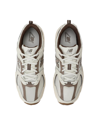 SNEAKERS UNISEX 530 BEIGE MARRONE MR530ASM NATURAL NEW BALANCE 
