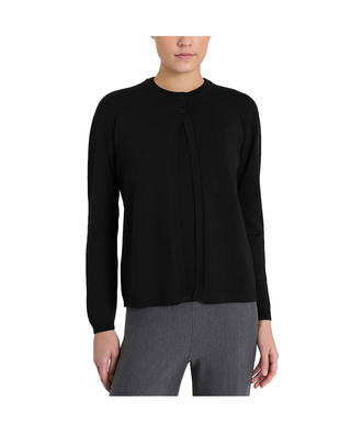 CARDIGAN DONNA "FOUR SEASONS" CORTO - NERO DI44TY 020 RAGNO 