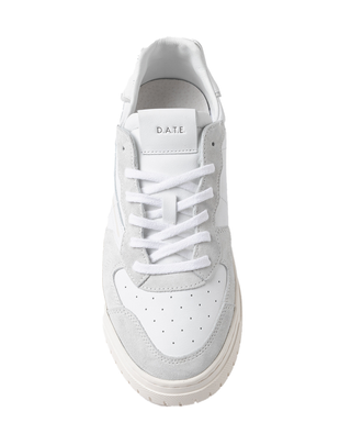 SNEAKERS UOMO " TORNEO PURE " - WHITE TORNEO PURE BASIC WHITE D.A.T.E. 