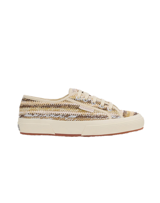 SNEAKERS "2750 RAFFIA" - BEIGE WEAVING S5133SW A0E SUPERga 