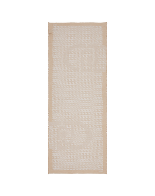 FOULARD CON LOGO JACQUARD SABBIA 2A6001T0300 00133 LIU JO 