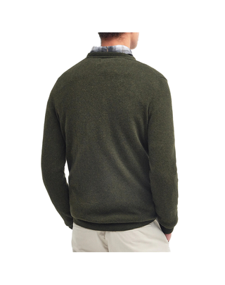 PULLOVER UOMO "ESSENTIAL" - VERDE ALGA MKN0345 GN71 BARBOUR 