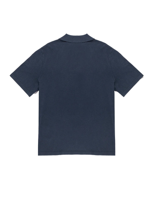 POLO UOMO IN COTONE DELAVATO " SID " - BLU M35300MA0014 F02800 REFRIGIWEAR 