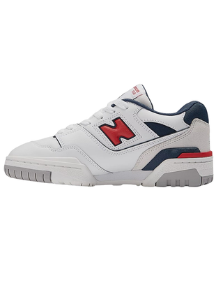 SNEAKERS BAMBINO "550" BIANCO/ROSSO/BLU