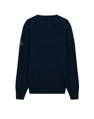 MAGLIONE GIROCOLLO UOMO IN LANA E CASHMERE - DENIM CREW BASIC C0999 ROY ROGERS 