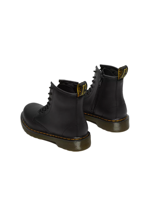 STIVALETTI STRINGATI JUNIOR " 1460 SOFT " IN PELLE NERO 15382001 BLACK DR.MARTENS 
