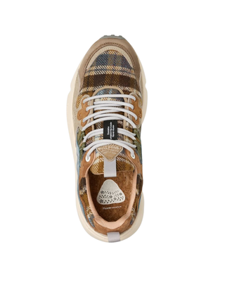 SNEAKERS DONNA "YAMANO 3" IN LANA - MARRONE 2017818-52 1B16 FLOWER MOUNTAIN 