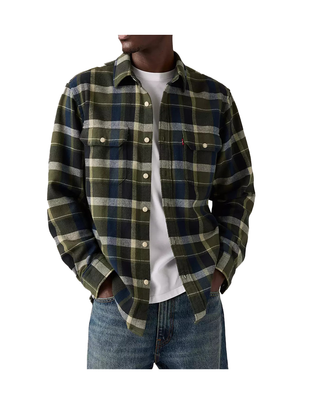 CAMICIA UOMO DI FLANELLA A QUADRI " JACKSON " 19573-0288 0288 LEVI'S 