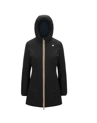 GIACCA DONNA DENISE ST WARM DOUBLE - NERO/BLU K6128UW A3C K-WAY 