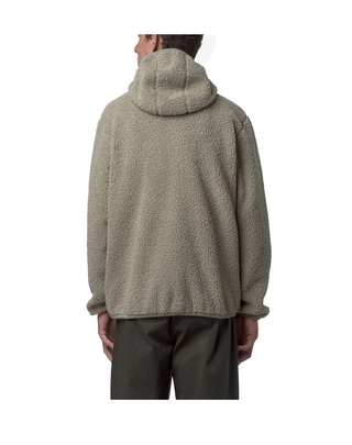 GIUBBINO UOMO JACK SHERPA POLAR REVERSIBILE - GREEN OAK K3132NW B35 K-WAY 