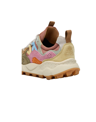 SNEAKERS " YAMANO 3 WOMAN " BEIGE - ROSA 001-2017817-01 1E93 FLOWER MOUNTAIN 