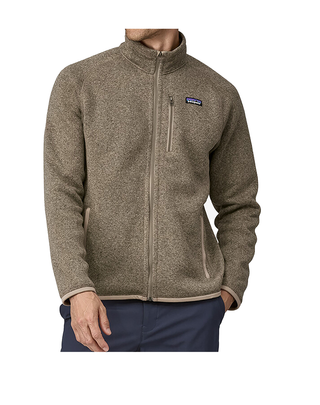 GIACCA IN PILE UOMO "BETTER SWEATER" - MARRONE CHIARO MELANGE 25528 SBDY PATAGONIA 