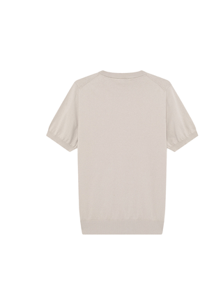 T-SHIRT UOMO IN MAGLIA DI COTONE - BIANCO SPORCO RRU90323CS17XXXX C0624 ROY ROGERS 
