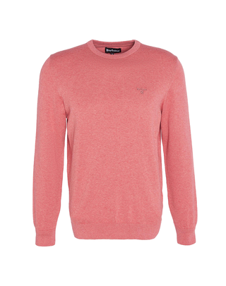 MAGLIONE UOMO IN COTONE PIMA - PINK CLAY MKN0932 PI55 BARBOUR 