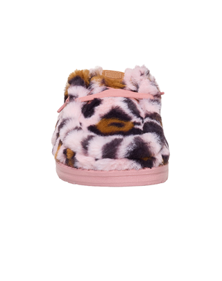 PANTOFOLE IN ECO PELLICCIA " WENDY LEO " - LEOP. ROSA 44714 79U HEY DUDE 