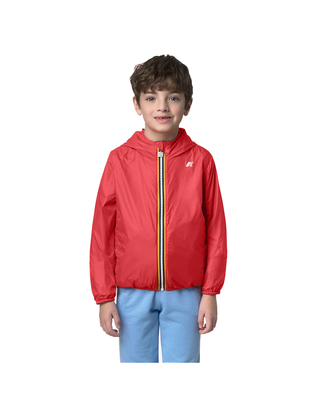 GIUBBINO JAKE PLUS.2 REVERSIBLE 10-14 ANNI BLUE INSIGNIA-RED POPPY K61314W- C0N K-WAY 