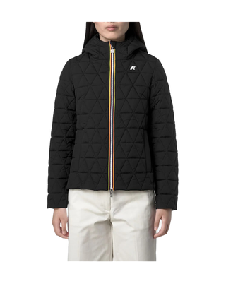 GIUBBINO DONNA "LIL DIAMOND QUILTED WARM" - BLACK PURE K2136EW USY K-WAY 