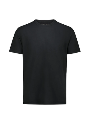 T-SHIRT UOMO IN COTONE FIAMMATO - BLACK 1201 B BL'KER 