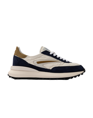 SNEAKERS UOMO ATHLETA NYLON - IVORY/BLUE ATHLETA NYLON NY\IB D.A.T.E. 