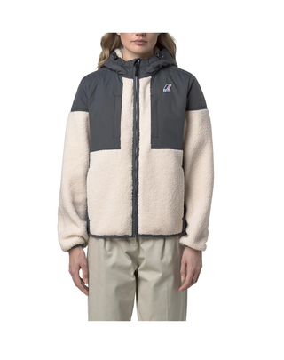 PILE UNISEX "SAMSON 4.0 ORSETTO" - PANNA/GRIGIO K5122SW B03 K-WAY 