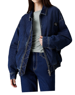 BOMBER DONNA IMBOTTITO IN DENIM