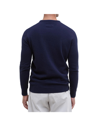 PULLOVER UOMO "ESSENTIAL" - NAVY MKN0345 NY71 BARBOUR 