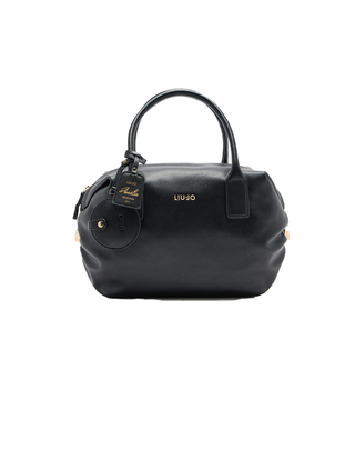 BORSA A BAULETTO IN SIMILPELLE BOTTALATA - NERO AF5027E0058 22222 LIU JO 