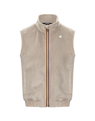 GILET DONNA VIVIELME VELOUR POLAR - BEIGE CASHMEIRE K3132LW BB1 K-WAY 