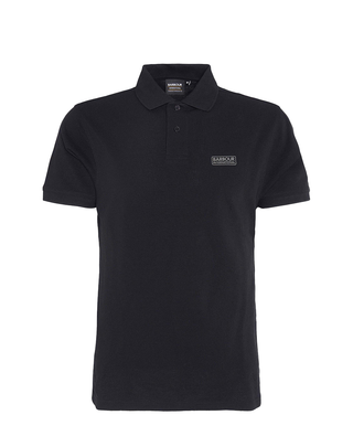 POLO UOMO " ESSENTIAL " - BLACK MML1318 BK71 BARBOUR INTERNATIONAL 