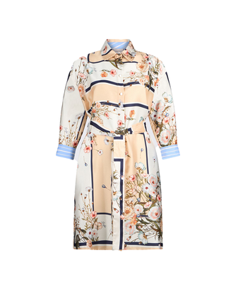 ABITO FANTASIA CON DETTAGLI IN CONTRASTO - MULTICOLOR WA6507T2555 P9547 LIU JO 