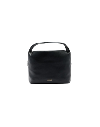 BORSA IN ECOPELLE CON ZIP LATERALI - NERO AF5058E0058 22222 LIU JO 