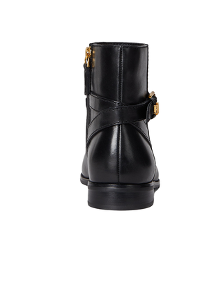STIVALETTI DONNA IN PELLE " BROOKE II " - NERO 802967768 001 RALPH LAUREN 