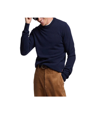 MAGLIONE UOMO IN PURA LANA MEDUNCOOK - BLU 75121IW WQ1 SEBAGO 