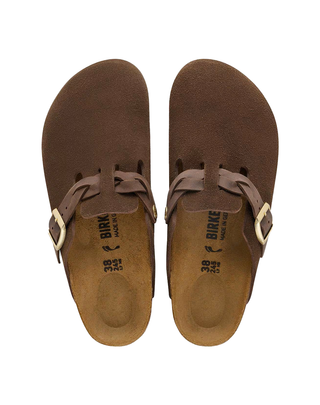 SABOT "BOSTON BRAIDED" IN PELLE SCAMOSCIATA CARAFE 1031716-S CARAFE BIRKENSTOCK 