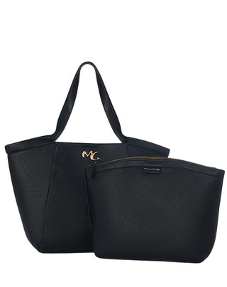 BORSA " CESTA MAXI " IN ECO PELLE - NERO B360EU MA001 MANILA GRACE 