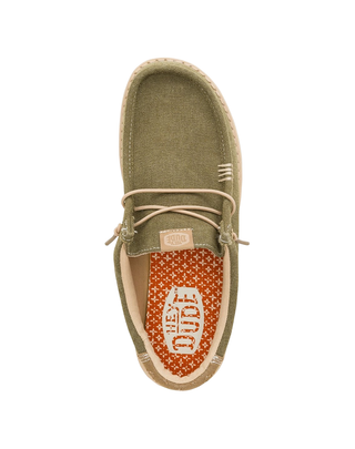 SCARPE UOMO " WALLY WORKWEAR " - DUSKY GREEN/IRISH CREAM