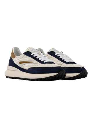 SNEAKERS UOMO ATHLETA NYLON - IVORY/BLUE ATHLETA NYLON NY\IB D.A.T.E. 