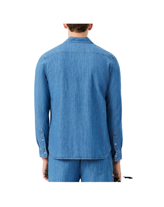CAMICIA REGULAR FIT IN DENIM LEGGERO AZZURRO CH9084 MKU LACOSTE 
