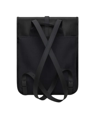 ZAINO UNISEX "BACKPACK MICRO" - BLACK GRAIN