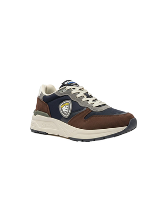 SNEAKERS UOMO " RAY02 " - NAVY/ BROWN S6RAY02\MES NVY BLAUER 