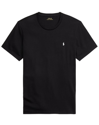 T-SHIRT UOMO IN JERSEY DI COTONE - BLACK 714844756 006 RALPH LAUREN 