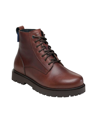 STIVALETTO UOMO WATERPROOF " HIGHWOOD LACE MID M " - CHOCOLATE 1030961 CHOCOLATE BIRKENSTOCK 