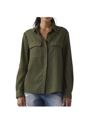 CAMICIA DONNA  " ELAINE " - VERDE 005NJ-0009 U LEVI'S 