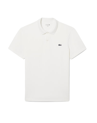 POLO UOMO IN MISTO COTONE REGULAR FIT - BIANCO DH5522 001 LACOSTE 