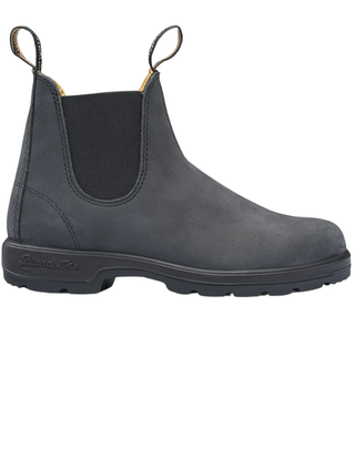 STIVALETTI UNISEX "587"  IN PELLE - RUSTIC BLACK