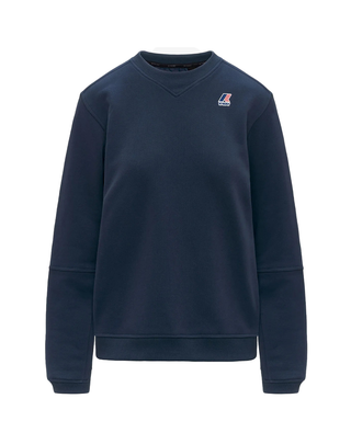 FELPA UNISEX NAEL POLY COTTON - BLUE INSIGNA K1126FW B67 K-WAY 